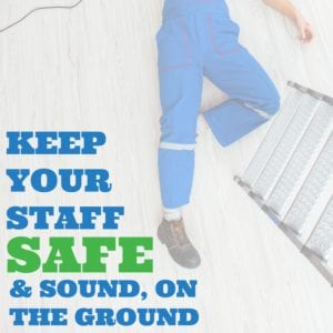 Keep Your Staff Safe | Ceiling Banner Hanging Systems