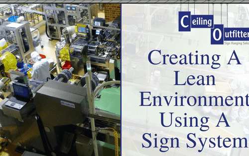 Creating A Lean Environment Using A Sign System