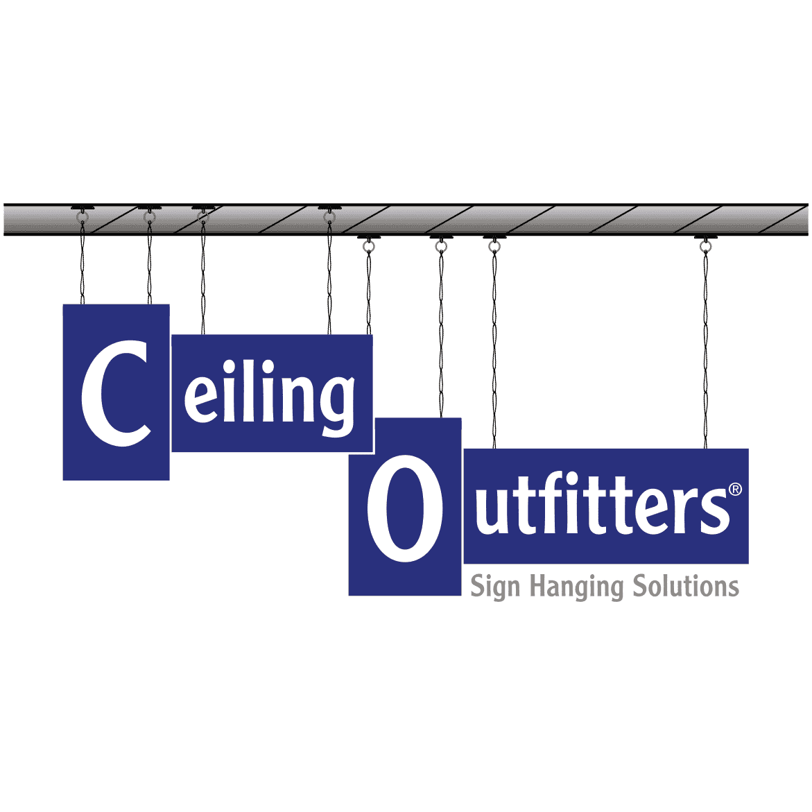 Ceiling Outers Easily Hang Signs