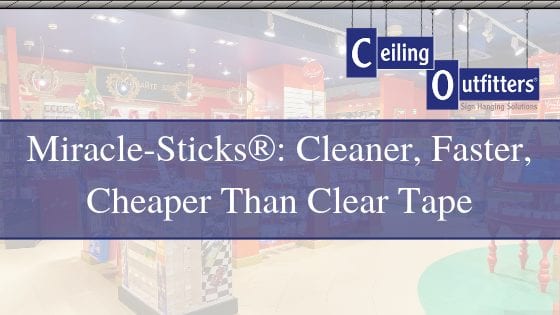 Miracle-Sticks®: Cleaner, Faster, Cheaper Than Clear Tape