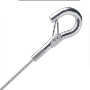 E-Z Gated J-Hook with Installed Cable