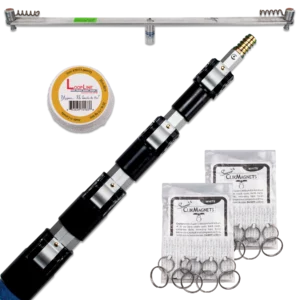 Sign Hanging System: 10 Sign Tall Ceiling Kit With 24" Dual MagMover